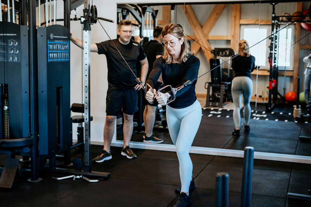 Trainingsbereich Fitnessstudio No Limit Neuberg